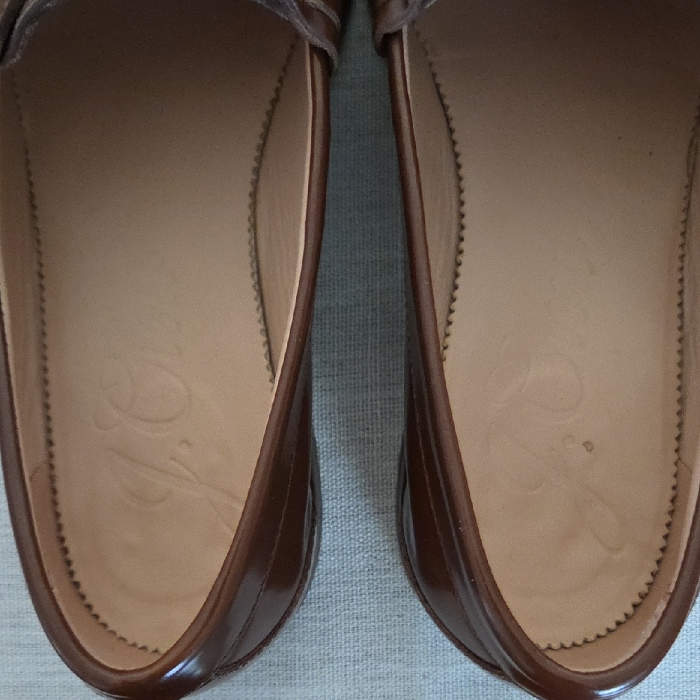 J. Crew Rich Brown Leather Loafers - Picture 4 of 9